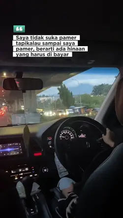 Saya tidk suka pamer