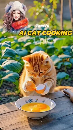 AI CAT COOKING 🥘 