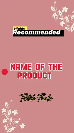 Product template 