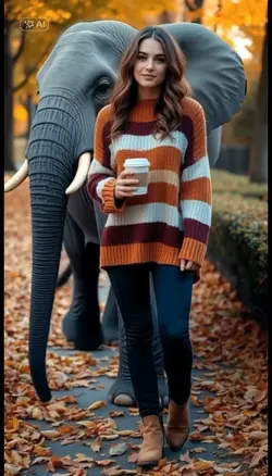 with my elephant 