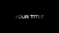 cinematic title