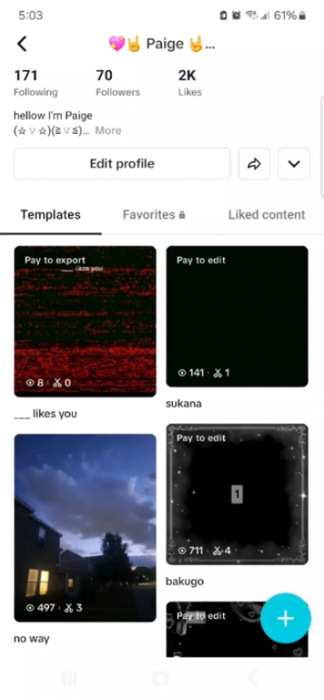 capcut template cover