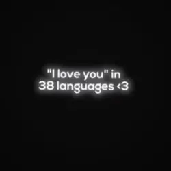 I love you <3