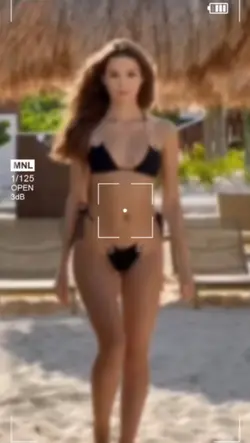Bikini model
