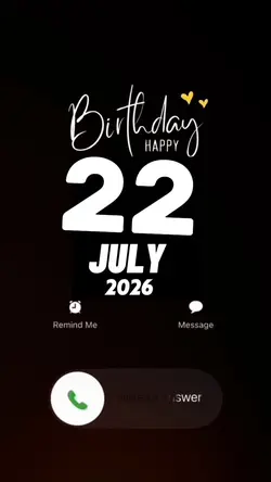 Hbd 22 July 2026