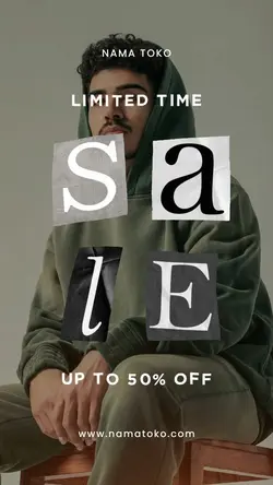 promo : sale diskon