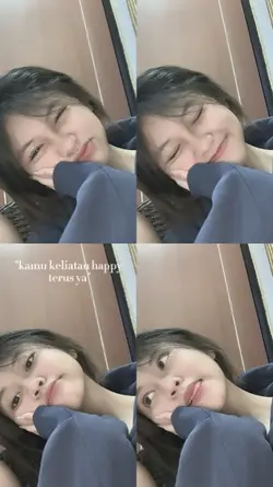 "kmu kliatan happy 