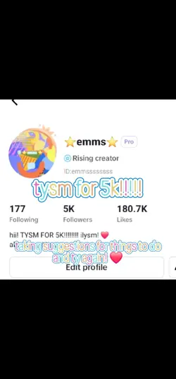 tysmmmm!!!!