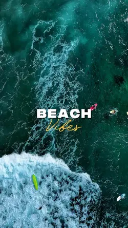 Beach vibes template