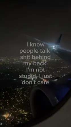 ik ppl talk shit