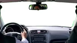 Driving in my car