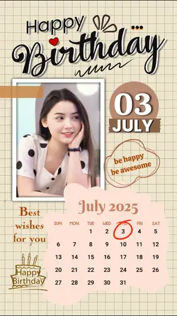 HBD 3 JULY 2025