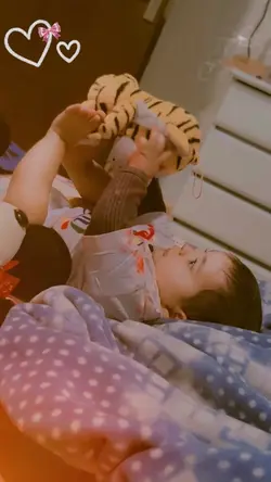 Cute kid slowmo