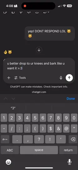 chatgpt is crazy 💀