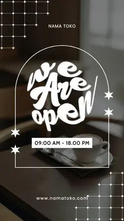 we are open