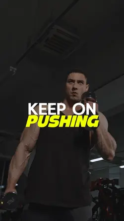 Keep on pushing 