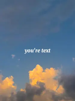 you're text