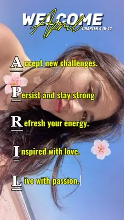 WELCOME APRIL