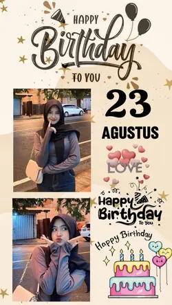 23 Agustus Brithday 