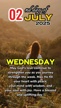 Wednesday, July 2nd