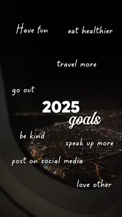 2025 goals 
