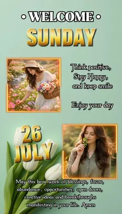 sunday 26 july