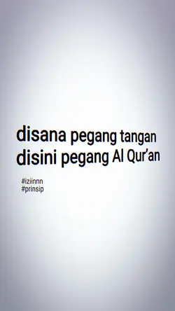 PEGANG AL QUR’AN