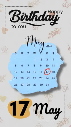 birthday 17 may