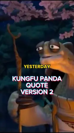 KUNGFU PANDA QUOTE