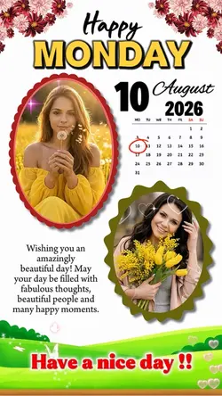 Monday 10 August