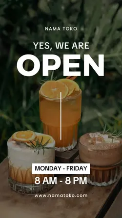 story : we are open
