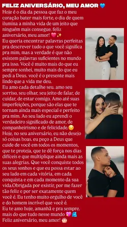 Parabéns meu amor