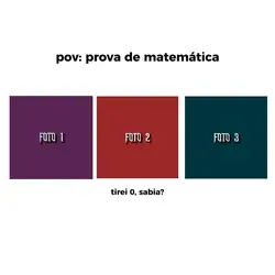 tirei 0, sabia?