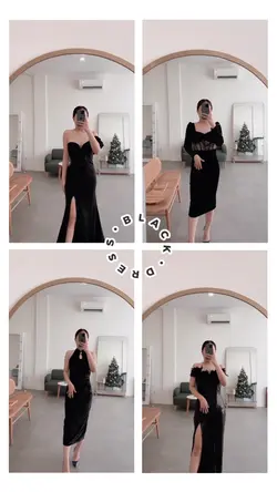 black dress