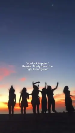 you look happier