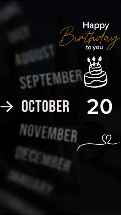 Birthday 20 october 
