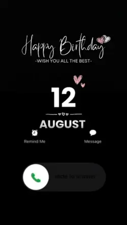 hbd daughter 12 augu