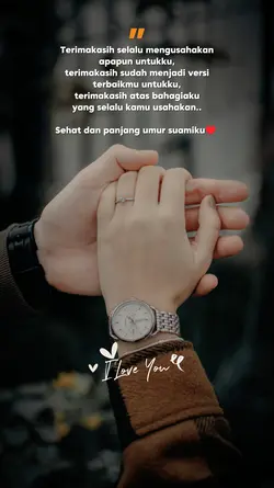 Terimakasih suamiku