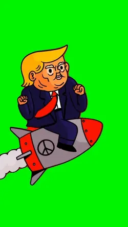 TRUMP RIDES A NUKE