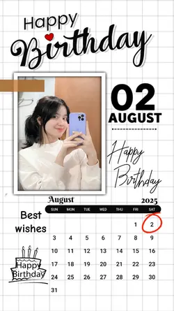 2 AUGUST HBD 2025