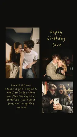 happy birthday Love