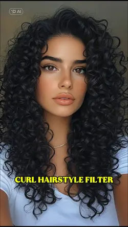 Curl hairstyle filte