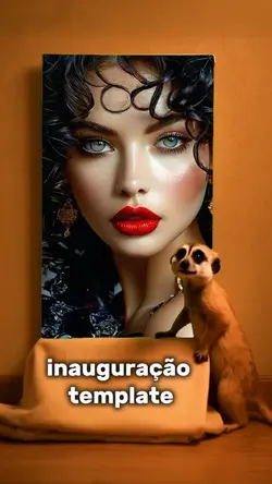 template inauguração
