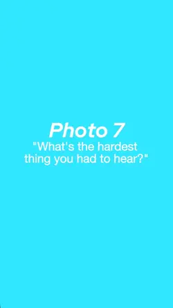 hardest thing...