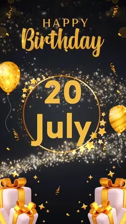 Birthday 20 july