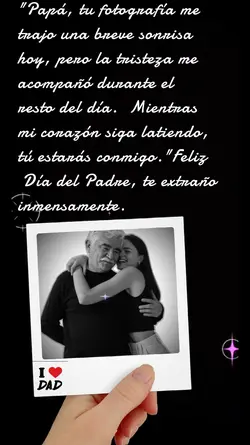 Te extraño papá 