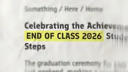 END OF CLASS 2026