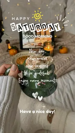Happy Saturday 😊