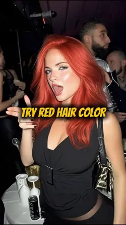 Try red hair color