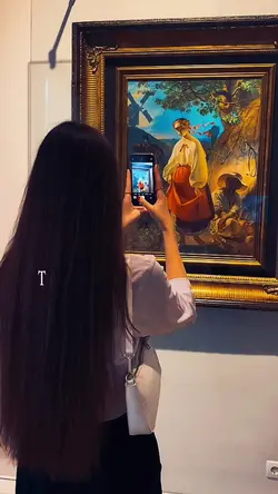 The art exhibition